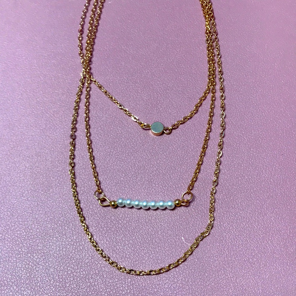 3 layers necklace